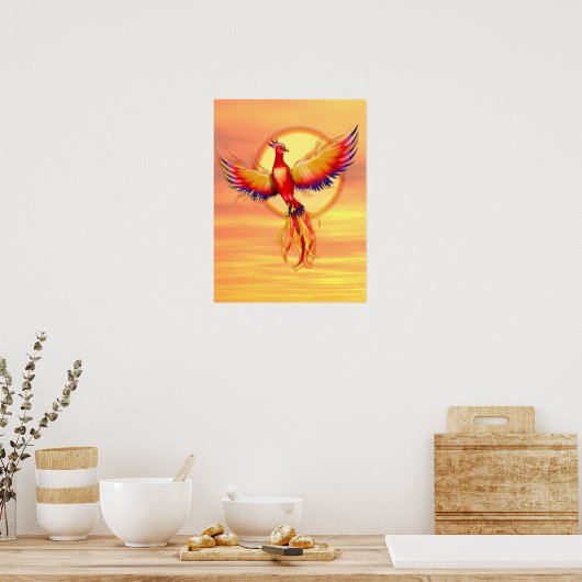 Phoenix Rising Poster (Küche)