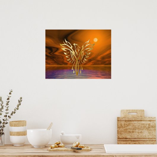 Phoenix Rising Poster (Küche)