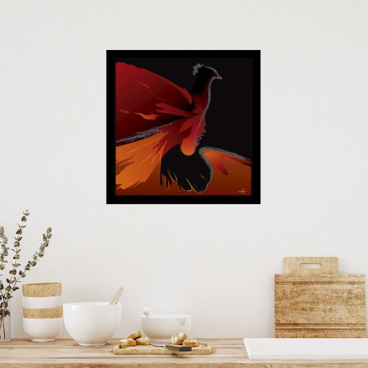 Phoenix Rising Poster (Küche)