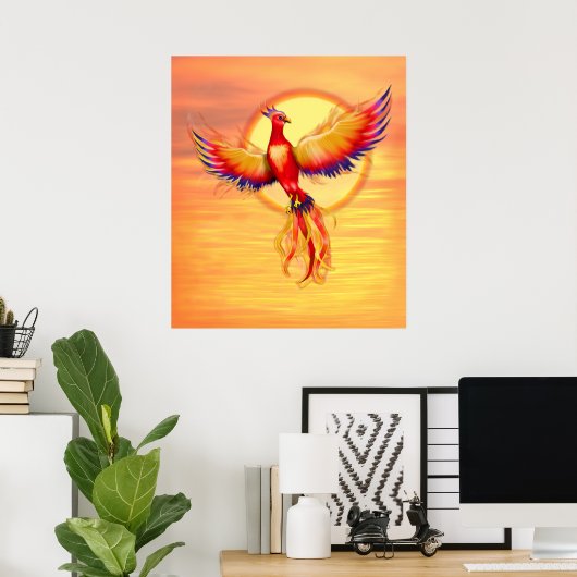 Phoenix Rising Poster (Heimbüro)