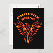 PHOENIX RISING POSTKARTE (Vorne/Hinten)