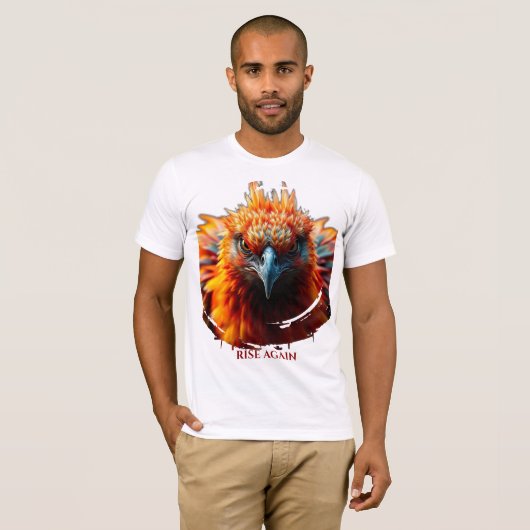 🔥 Phoenix Rising - Rebirth & Power T-Shirt (Vorne ganz)