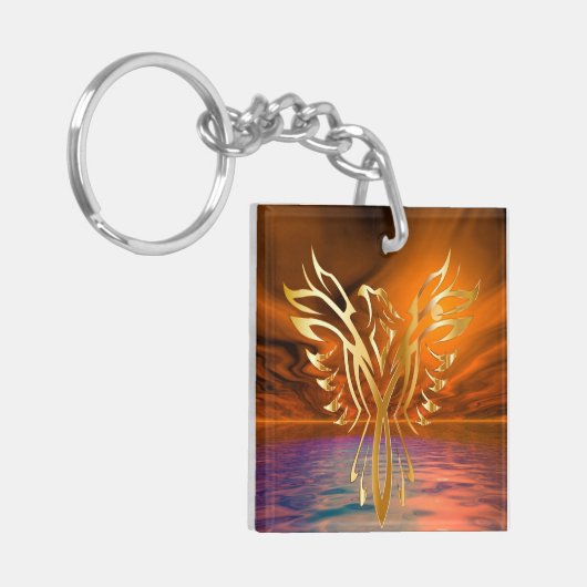 Phoenix Rising Schlüsselanhänger (Vorderseite links)