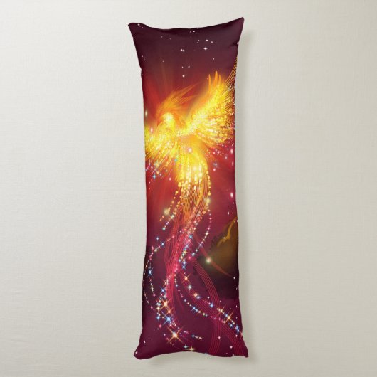 Phoenix Rising Seitenschläferkissen (Rückseite (Vertikal))