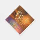 Phoenix Rising Serviette (Ecke)