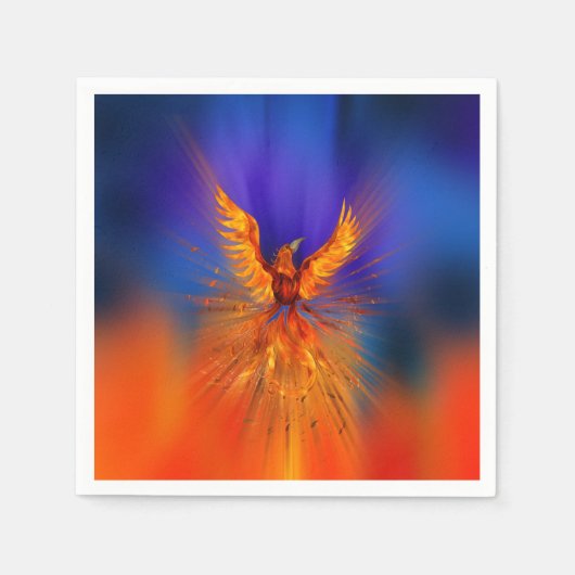 Phoenix Rising Serviette (Vorderseite)