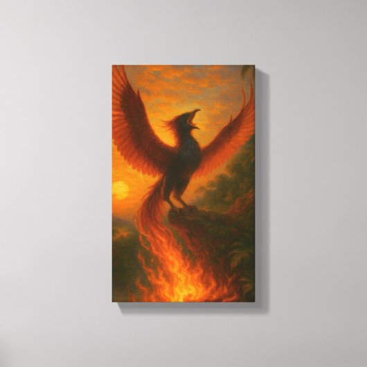 Phoenix Rising — Signature Acrylic | Orrin Studios Leinwanddruck (Vorderseite)
