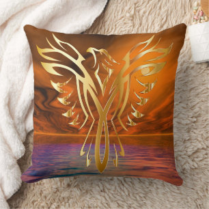 Phoenix Rising Throw Kissen