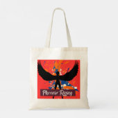 Phoenix Rising Tragetasche – Feste Leinwand-Traget (Rückseite)