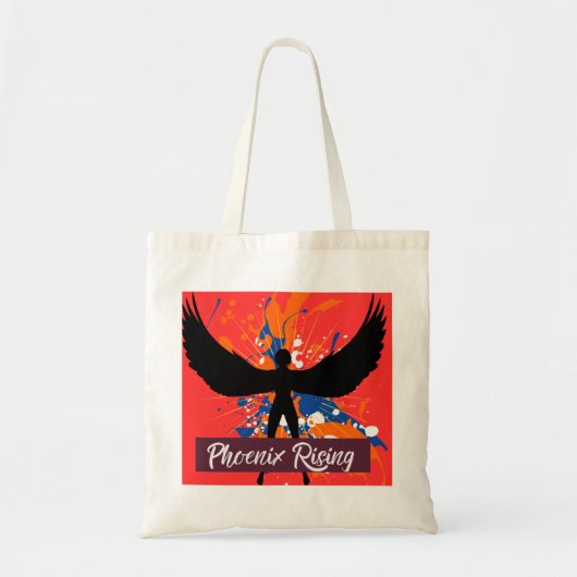 Phoenix Rising Tragetasche – Feste Leinwand-Traget (Vorne)