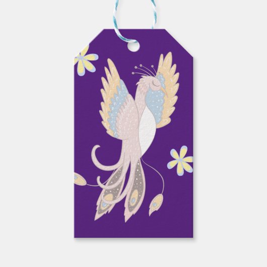 Phoenix Rising Whimsical Magical Freunde Geschenkanhänger (Vorderseite)