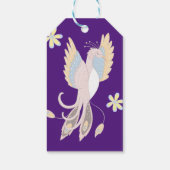 Phoenix Rising Whimsical Magical Freunde Geschenkanhänger (Rückseite)