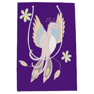 Phoenix Rising Whimsical Magische Freunde Mittlere Geschenktüte