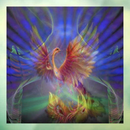 Phoenix Rising Window Cloning Fensteraufkleber (Blatt 3)