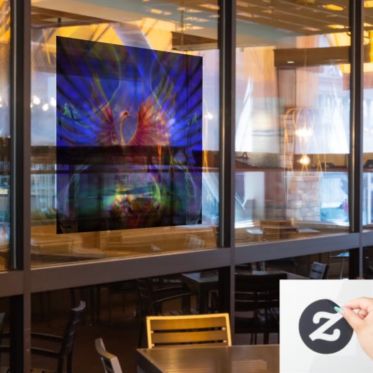 Phoenix Rising Window Cloning Fensteraufkleber (Restaurantfenster)