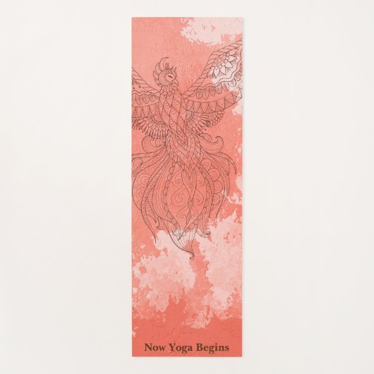 Phoenix Rising Yogamatte (Vorderseite)