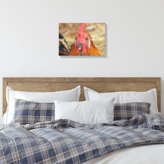 Phoenix Rooster Leinwanddruck (Insitu (Schlafzimmer))
