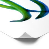 Phoenix Rooster Print Poster (Ecke)