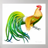 Phoenix Rooster Print Poster (Vorne)