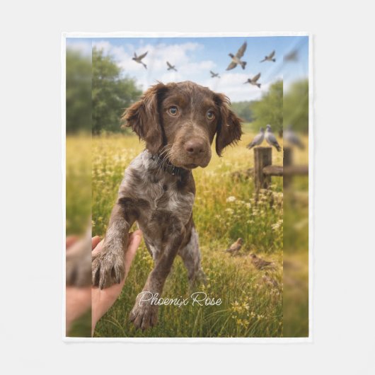 Phoenix Rose, Forever Loyal Sherpa Throw Blanket Fleecedecke (Vorderseite)