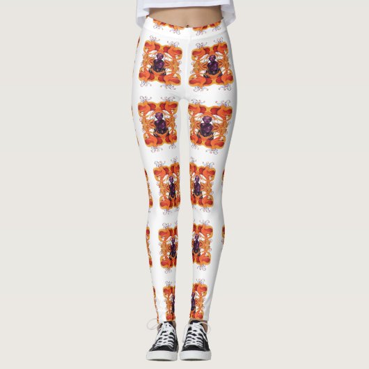 Phoenix-ruhiger Geist Leggings (Vorderseite)