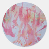 Phoenix Runder Aufkleber (Vorderseite)