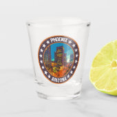 Phoenix Schnapsglas (Vorderseite)