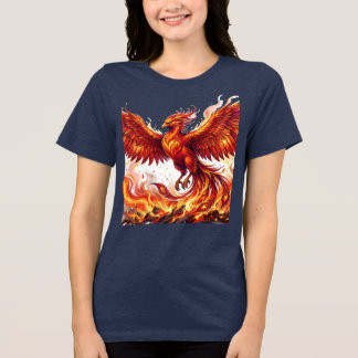 Phoenix-Shirt für Frauen – Phoenix Rising Tri-Blend Shirt