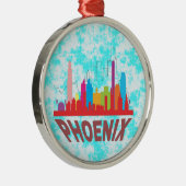 Phoenix Silbernes Ornament (Rechts)