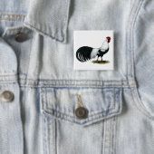 Phoenix: Silver Duckwing Rooster Button (Beispiel)