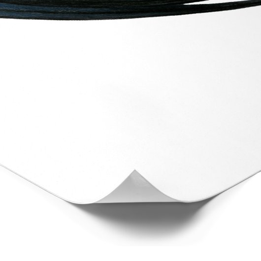 Phoenix: Silver Duckwing Rooster Poster (Ecke)