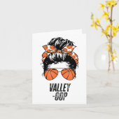 Phoenix Sketll Valley - oop Messy Bun Sun Sketll F Karte (Gelbe Blume)