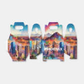 Phoenix Skyline Abstrakte Kunst Geschenkschachtel (Ungefaltet)