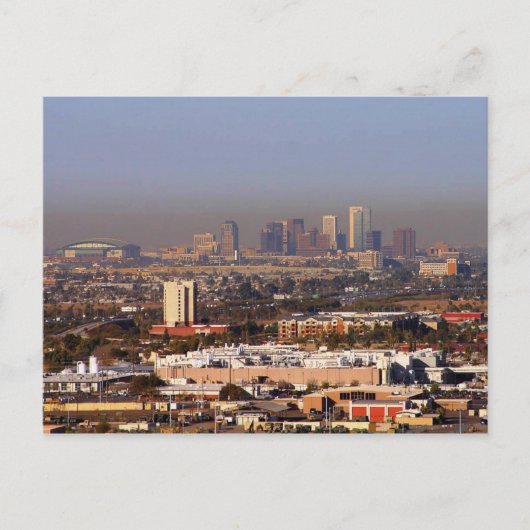Phoenix Skyline, Arizona Postkarte (Vorderseite)