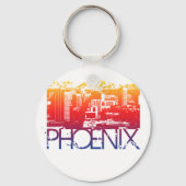 Phoenix Skyline Design Schlüsselanhänger (Vorderseite)