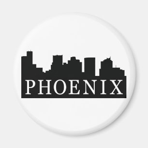 Phoenix-Skyline Magnet
