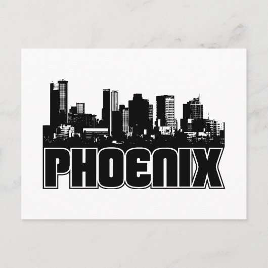 Phoenix Skyline Postkarte (Vorderseite)