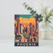 Phoenix Skyline, Reise Postkarte (Stehend Vorderseite)