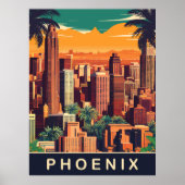 Phoenix Skyline, Reisen Poster (Vorne)