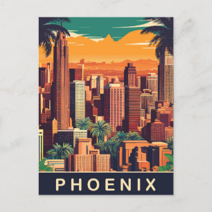 Phoenix Skyline, Reisen Postkarte