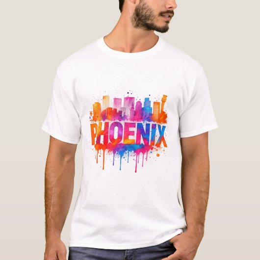 Phoenix Skyline T-Shirt (Vorderseite)