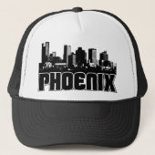 Phoenix-Skyline Truckerkappe (Vorderseite)