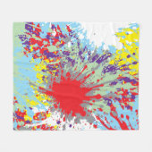 Phoenix Splash Fleecedecke (Vorderseite (Horizontal))