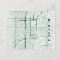 Phoenix-Stadtplan-Minimal-Postkarte