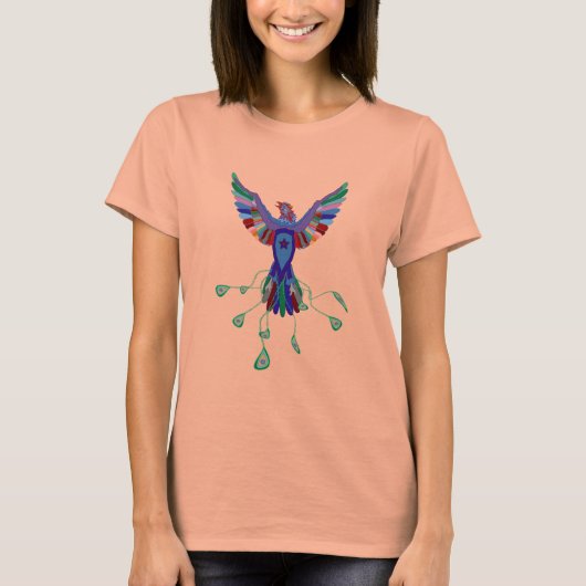 Phoenix Star Ladie's Burnout T - Shirt (Vorderseite)