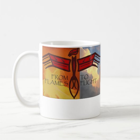 Phoenix-Steigen Kaffeetasse (Links)