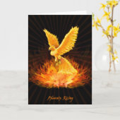 Phoenix-Steigen Karte (Gelbe Blume)