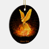 Phoenix-Steigen Keramik Ornament (Rechts)