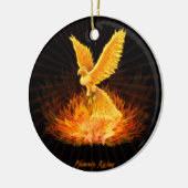 Phoenix-Steigen Keramik Ornament (Links)