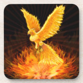Phoenix-Steigen Untersetzer (Vorderseite)